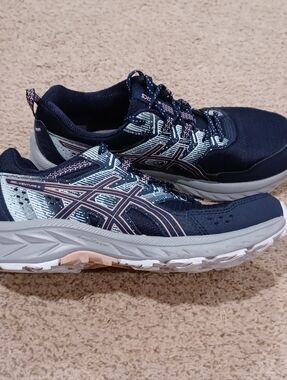 ASICS Gel-Venture 9 Women's Trail Running Shoe In Midnight/Fawn Size 7.5